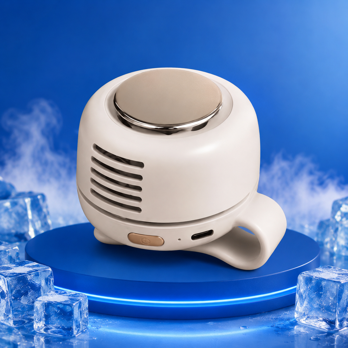 Portable Bladeless Mini Clip Fan | USB Rechargeable | 3 Speed | MF019