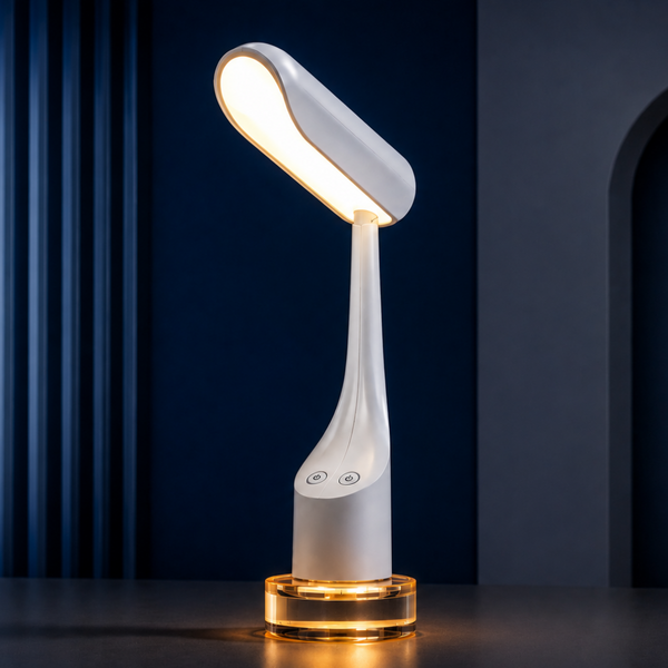 مصباح مكتب Olsenmark LED - تحكم باللمس، قابل لإعادة الشحن، حماية للعين