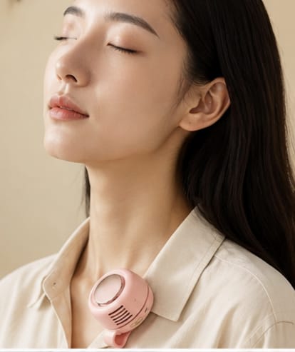 Portable Bladeless Mini Clip Fan | USB Rechargeable | 3 Speed | MF019