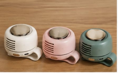 Portable Bladeless Mini Clip Fan | USB Rechargeable | 3 Speed | MF019