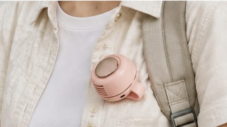Portable Bladeless Mini Clip Fan | USB Rechargeable | 3 Speed | MF019