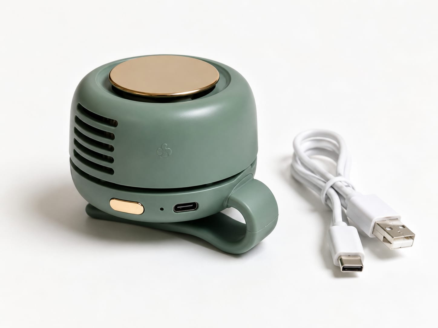 Portable Bladeless Mini Clip Fan | USB Rechargeable | 3 Speed | MF019