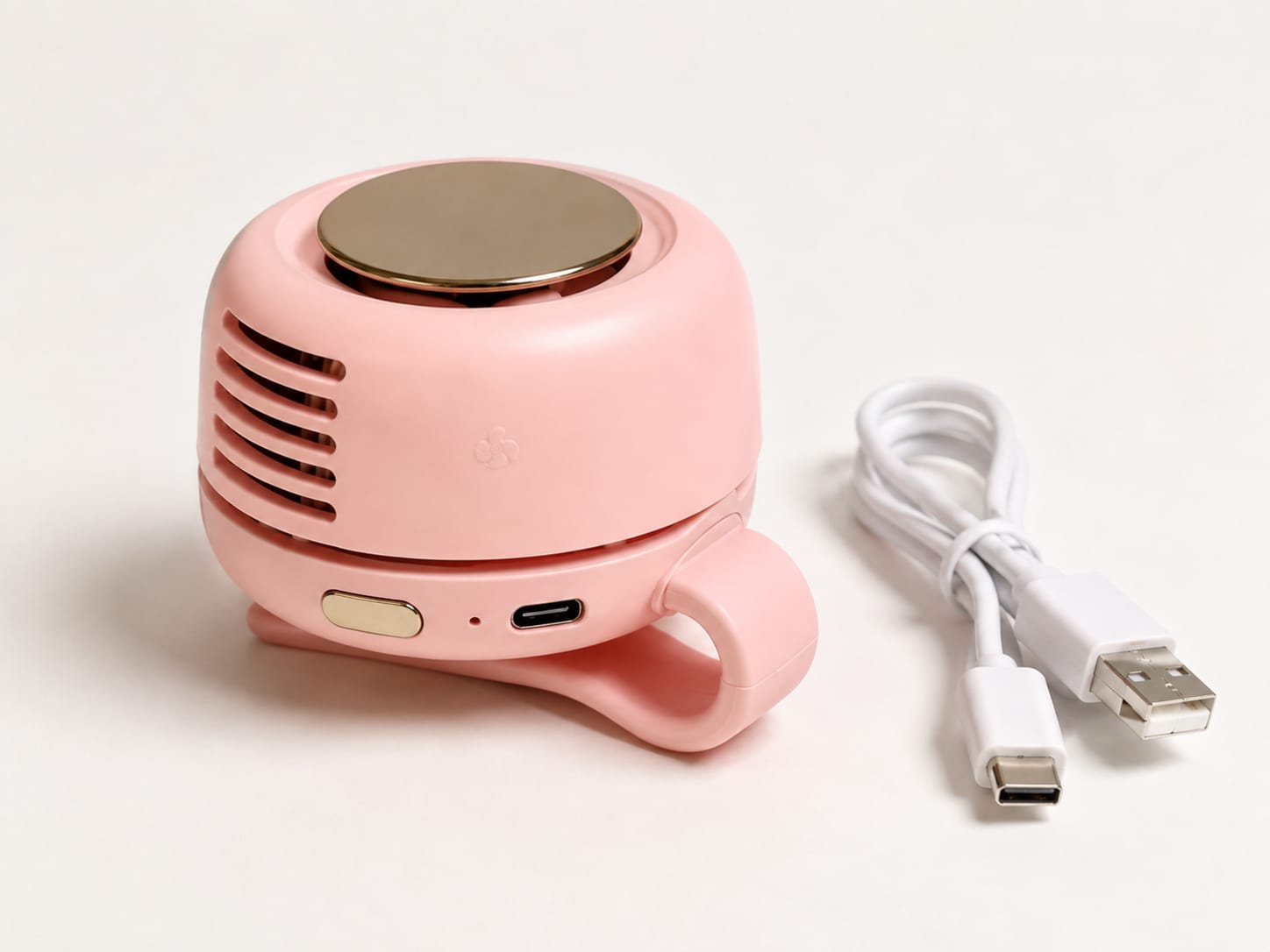 Portable Bladeless Mini Clip Fan | USB Rechargeable | 3 Speed | MF019